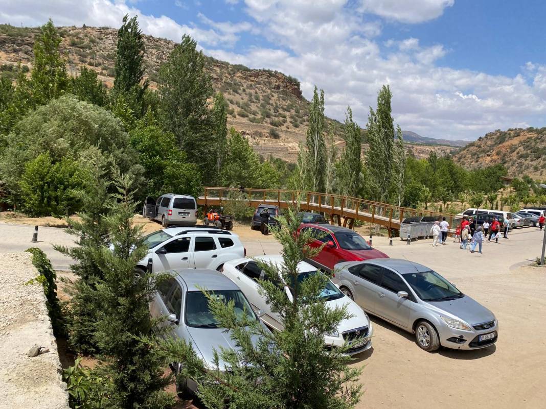 Konya Yerköprü Şelalesi yine doldu taştı 12